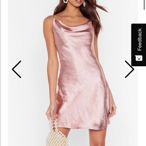 Nasty Gal Cowl Neck Dress